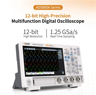 ADS800A sorozatú 12 bites digitális oszcilloszkóp